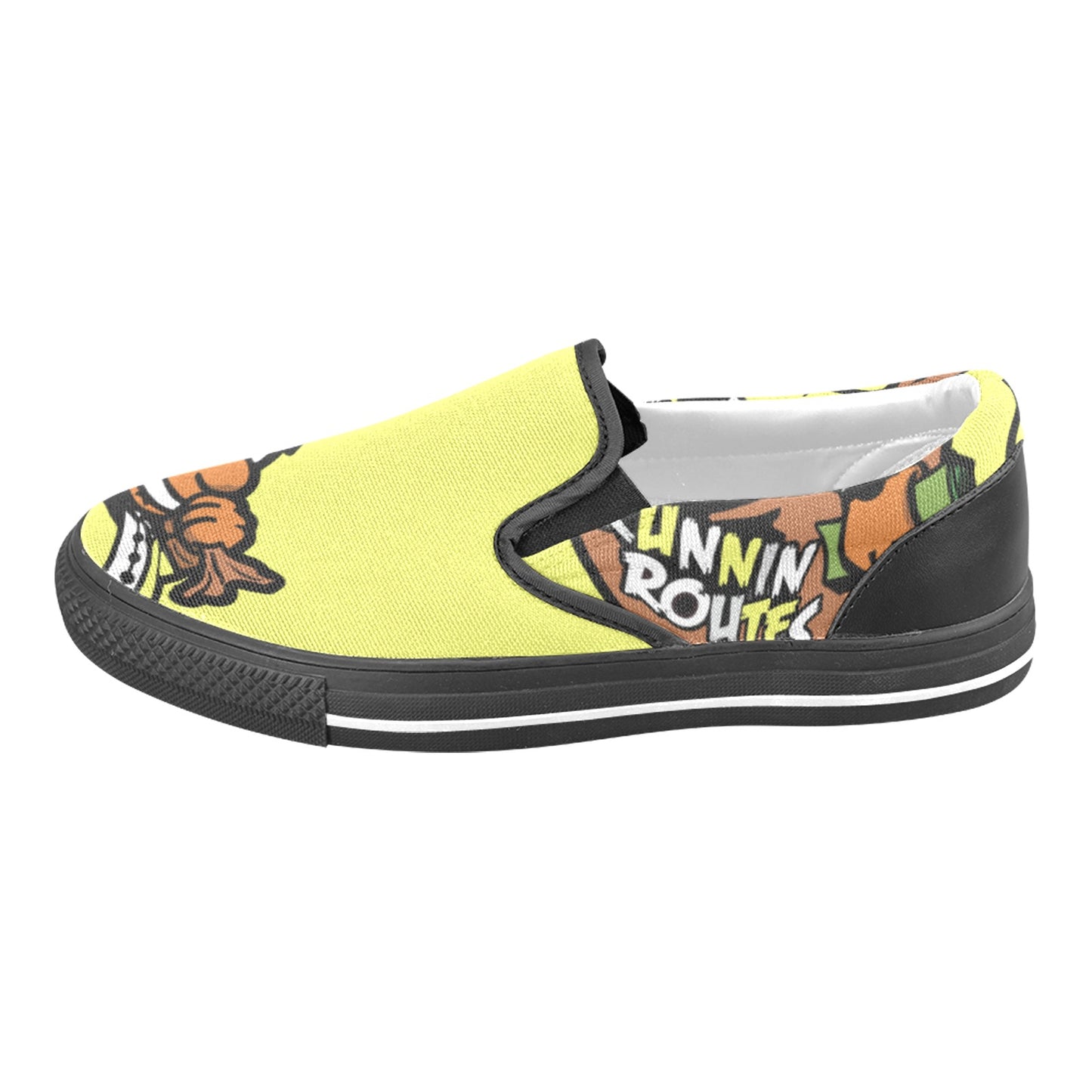 yellow cab Men's Slip-on Canvas Shoes