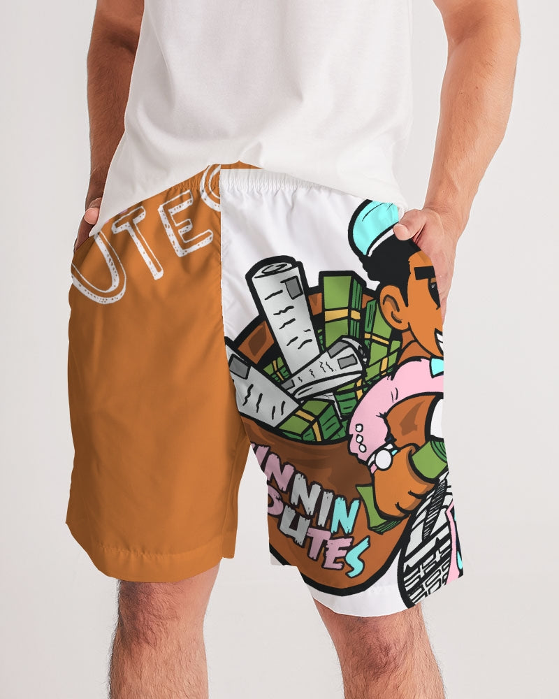 BROWN Men's Jogger Shorts