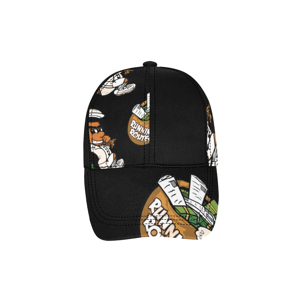 tan All Over Print Dad Cap