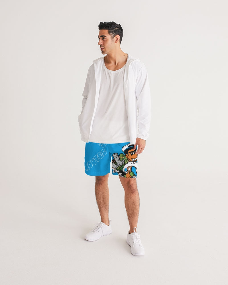 BLUE BG Men's Jogger Shorts