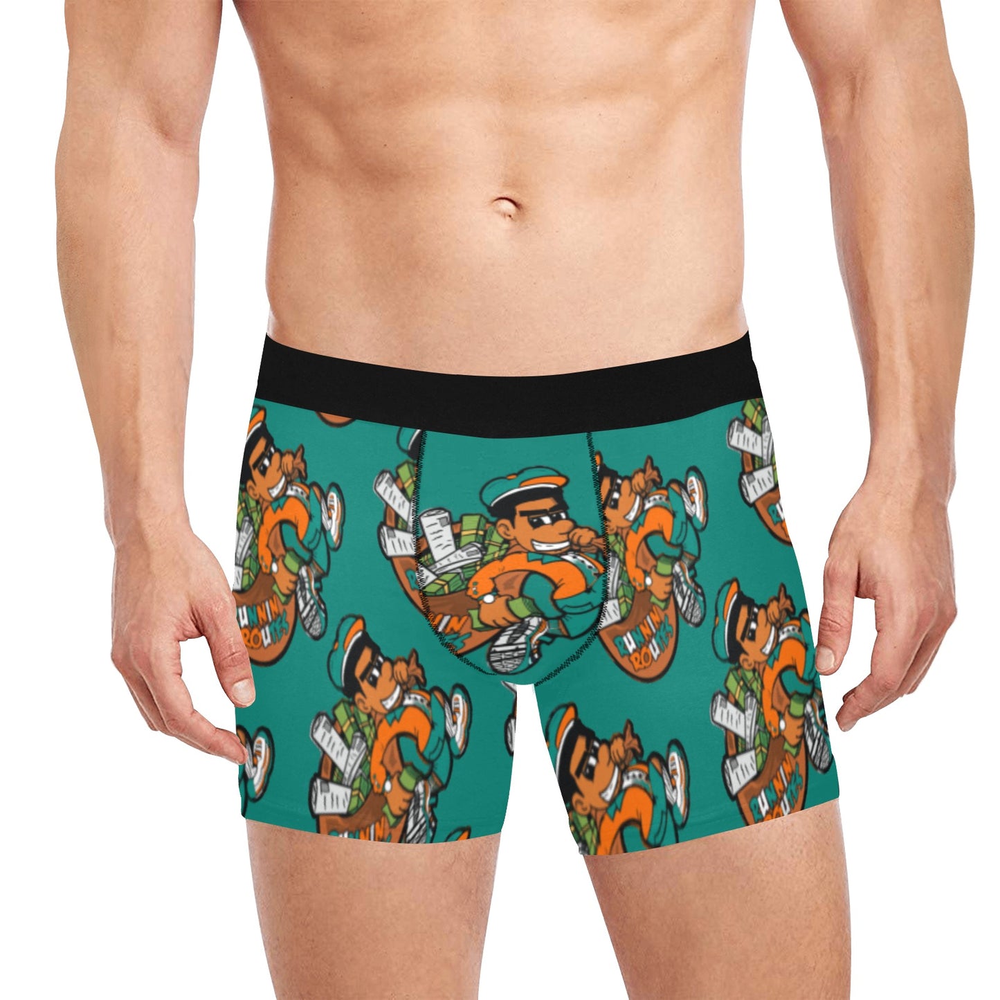 miami Men's Boxer Briefs with Inner Pocket