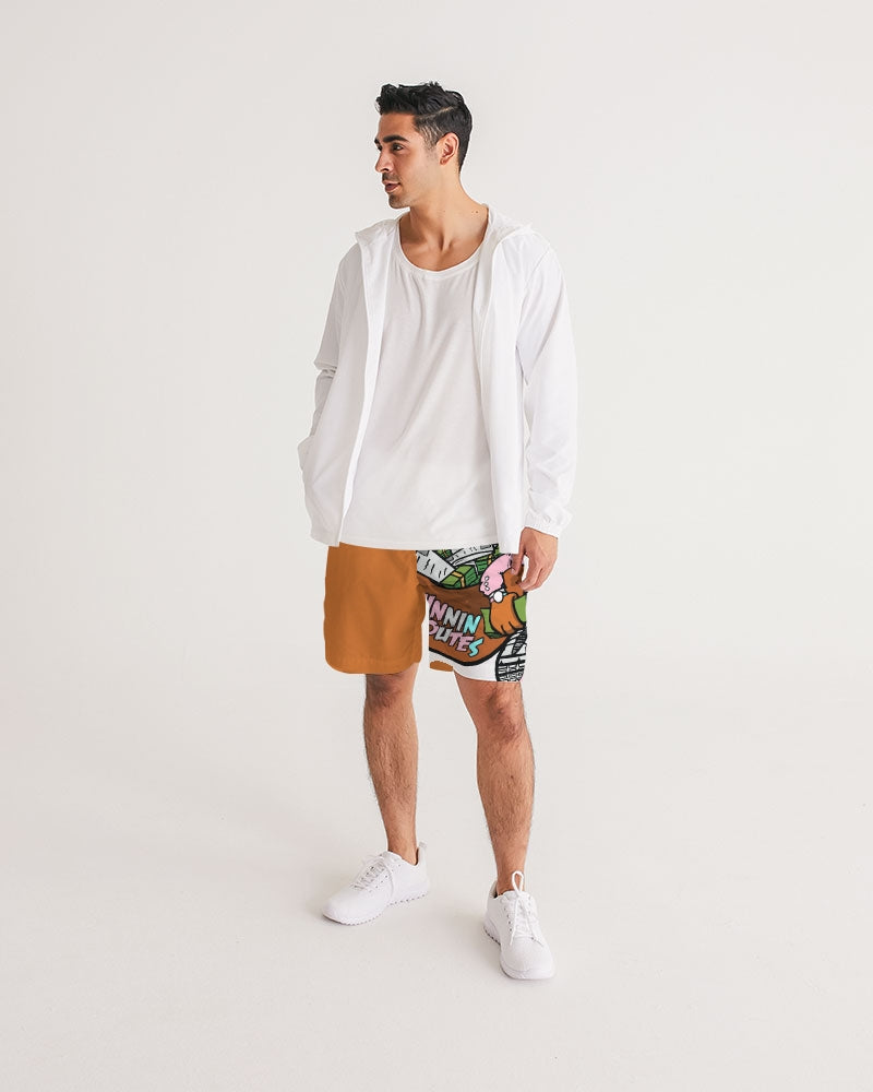 BROWN Men's Jogger Shorts