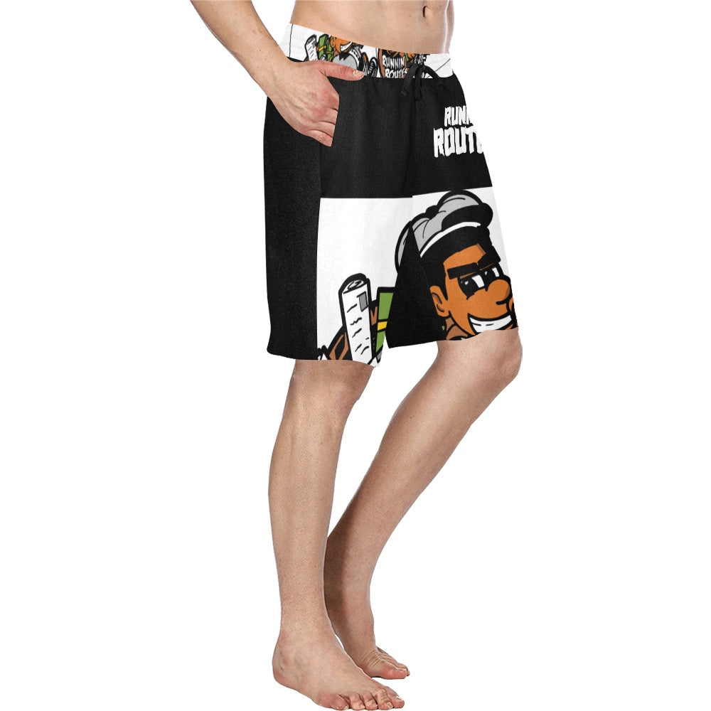 raiders Men's All Over Print Casual Shorts