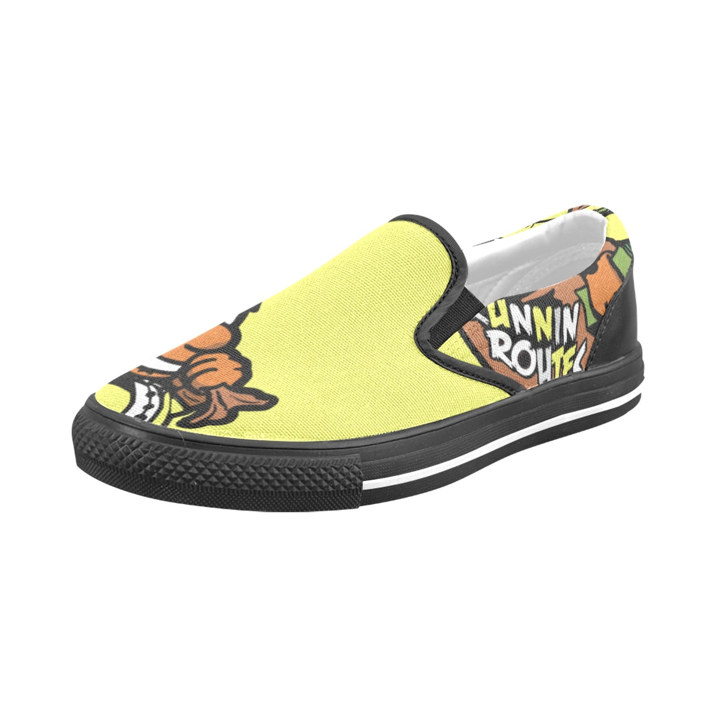 yellow cab Men's Slip-on Canvas Shoes