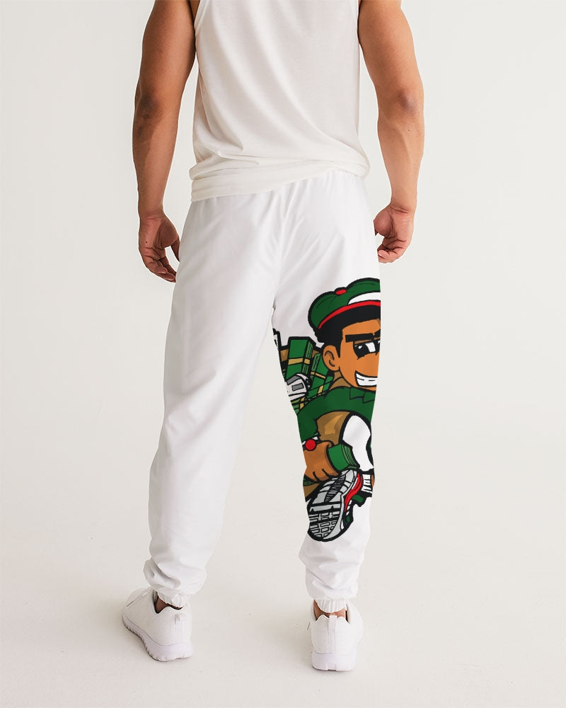 green and red Men's Track Pants