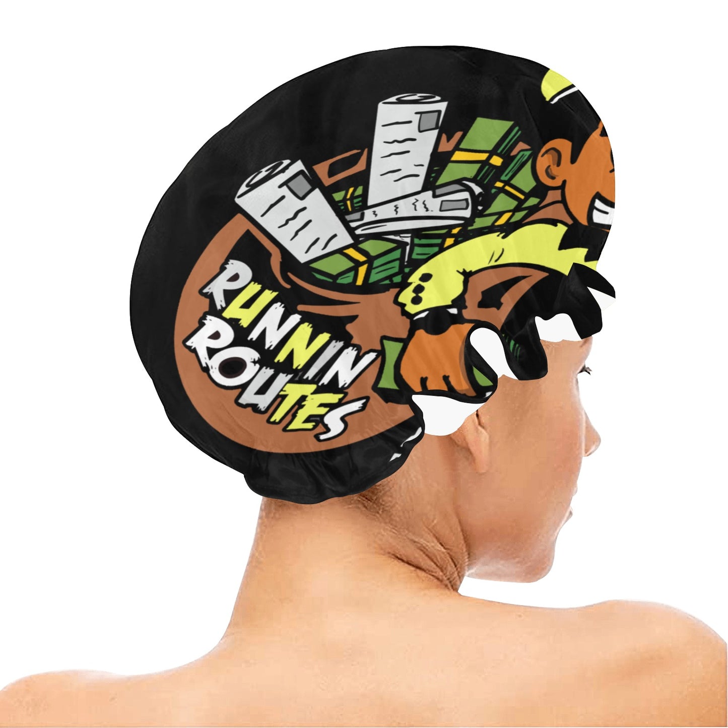 yellow cab Shower Cap