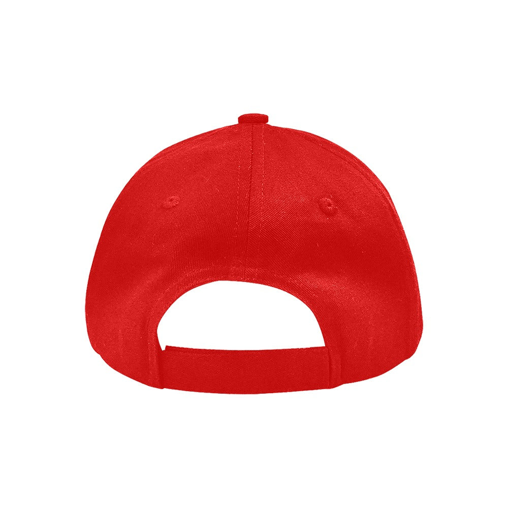 red white black Dad Cap