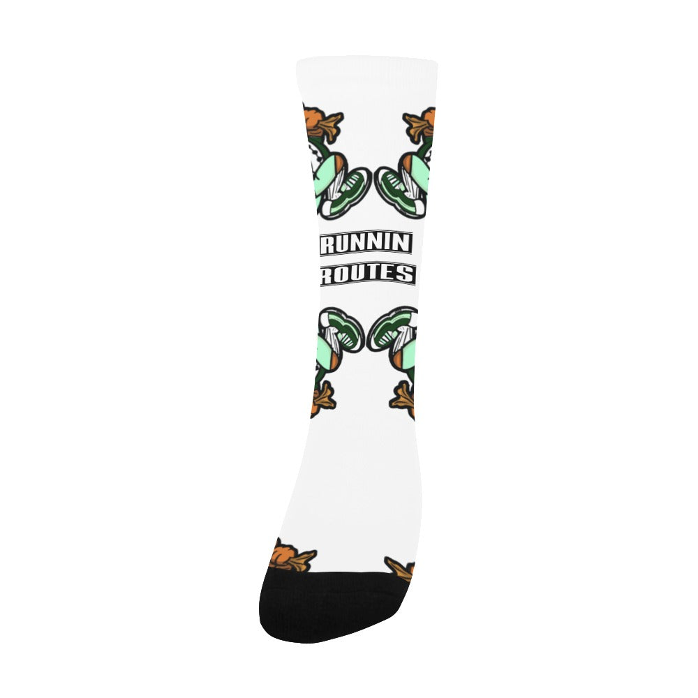 ROUTER white Men's Custom Socks