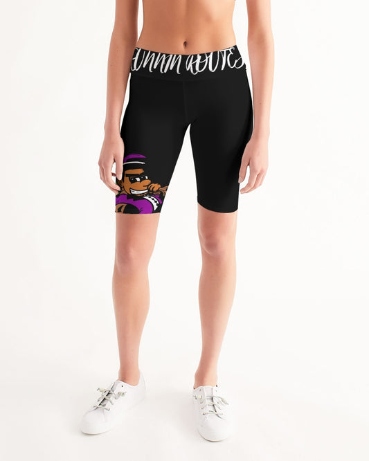 BLK Women's Mid-Rise Bike Shorts