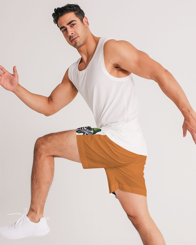 BROWN Men's Jogger Shorts